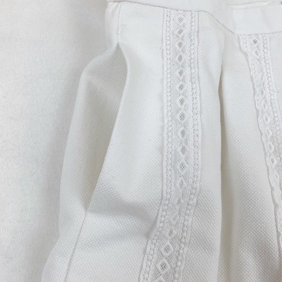 J Crew striped lace pleated skater skirt - Picture 6 of 9